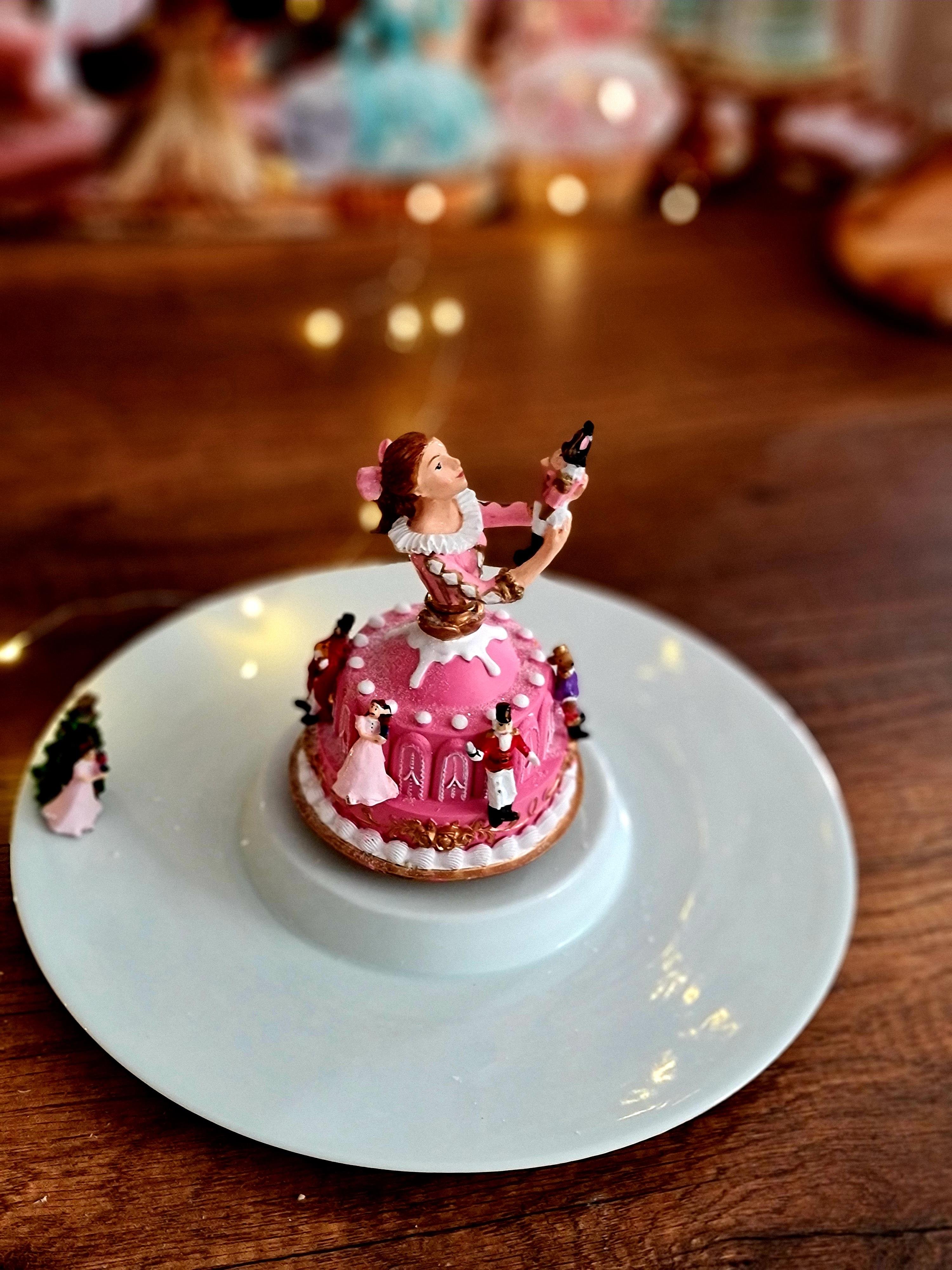 Clara 29 cm pink sunum tabağı