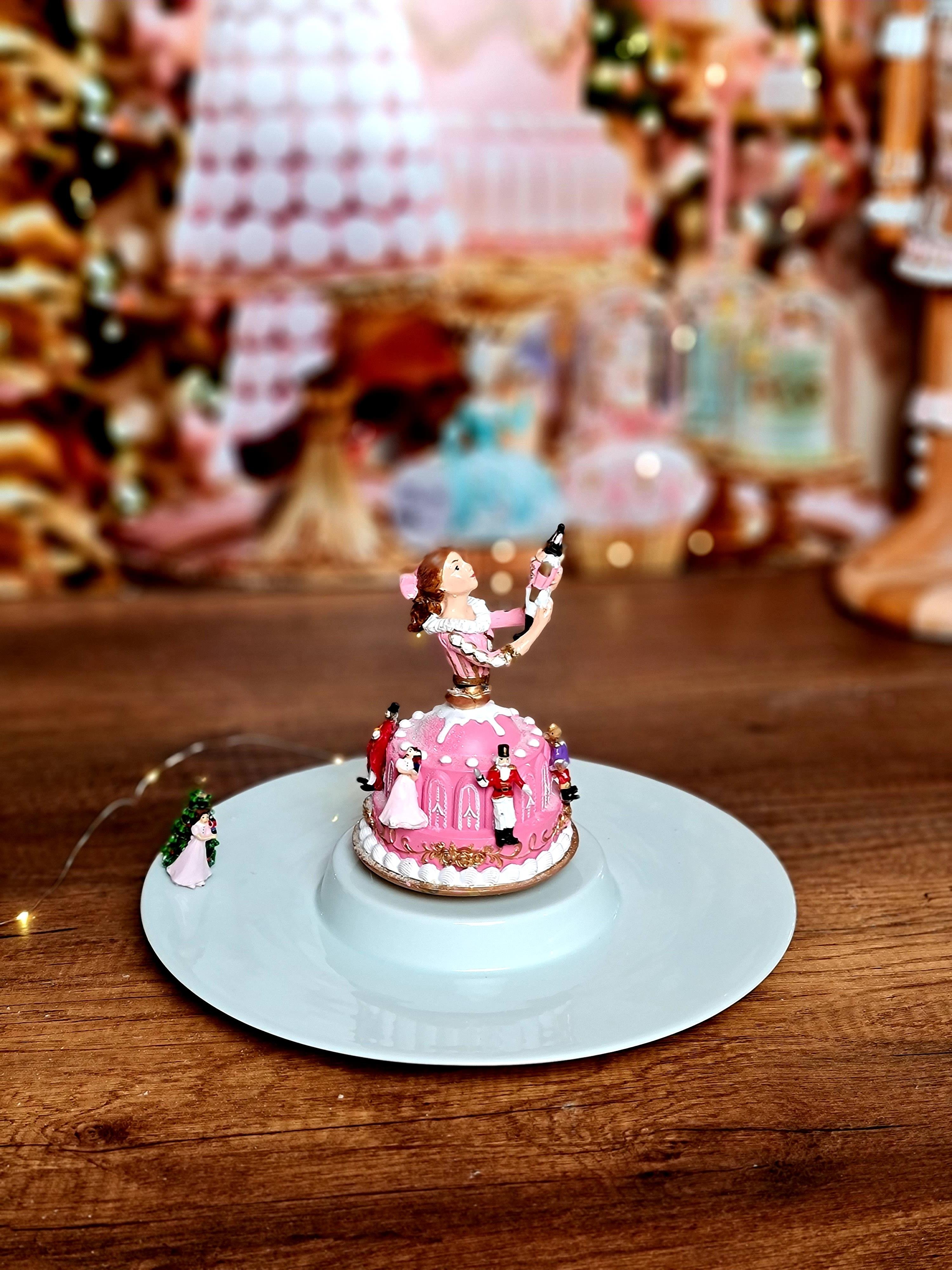 Clara 29 cm pink sunum tabağı