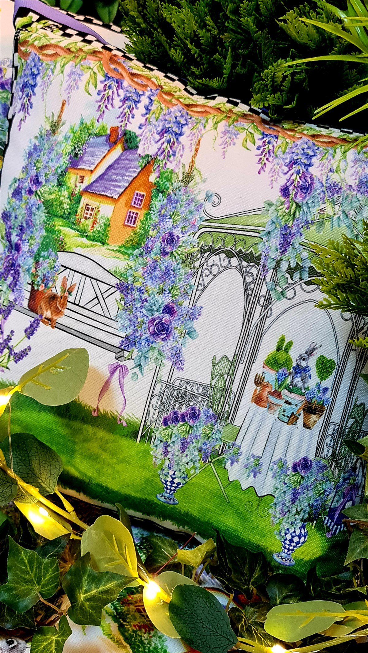 easter lila kırlent 1