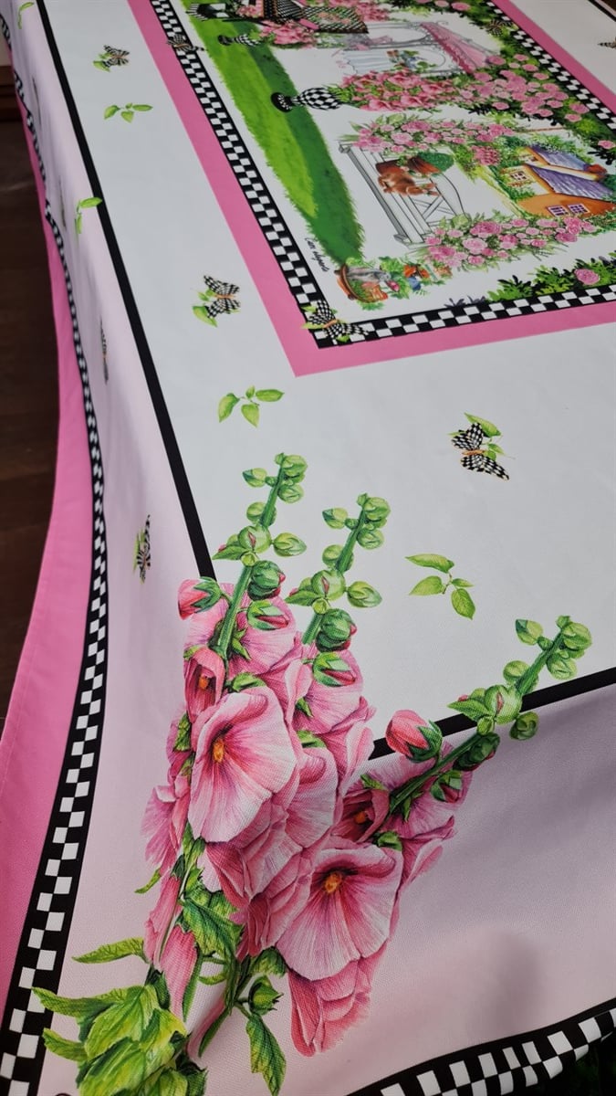 easter pink masa örtüsü