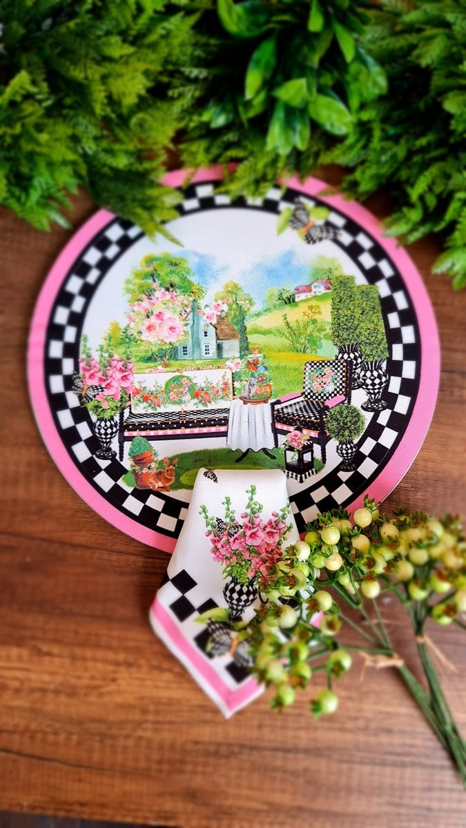 easter pink peçete 6 lı