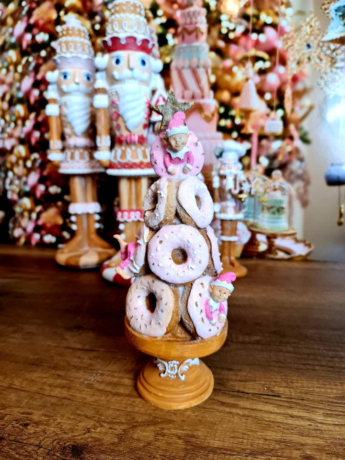 Ginger Donut Tree decor