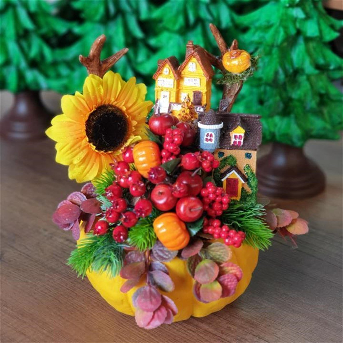 Horn Pumpkin Deco 25*30 cm