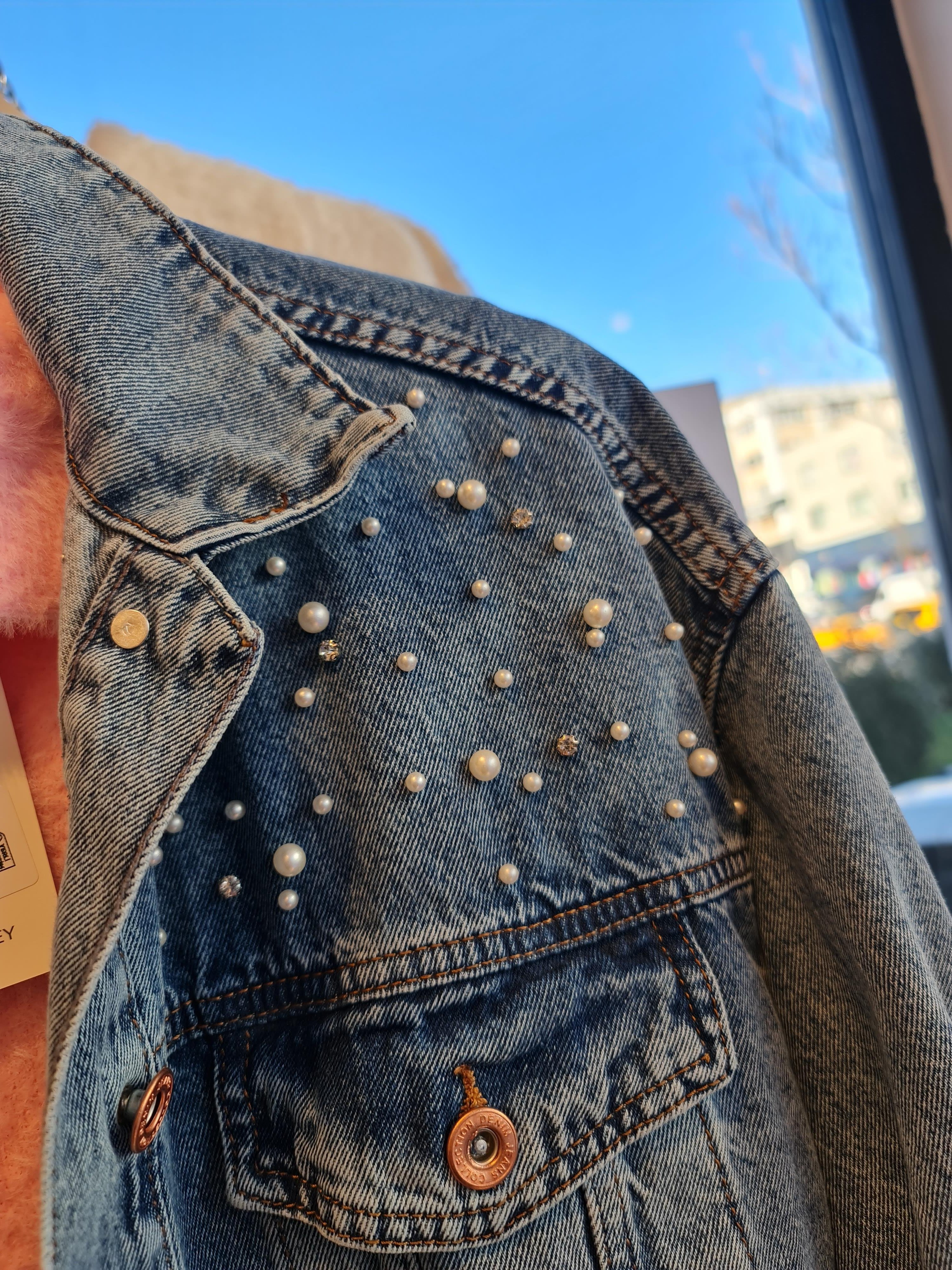 inci detaylı kar yıkama mont