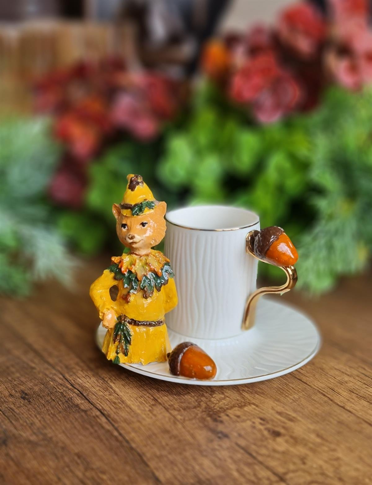 Kahve fincanı tilki