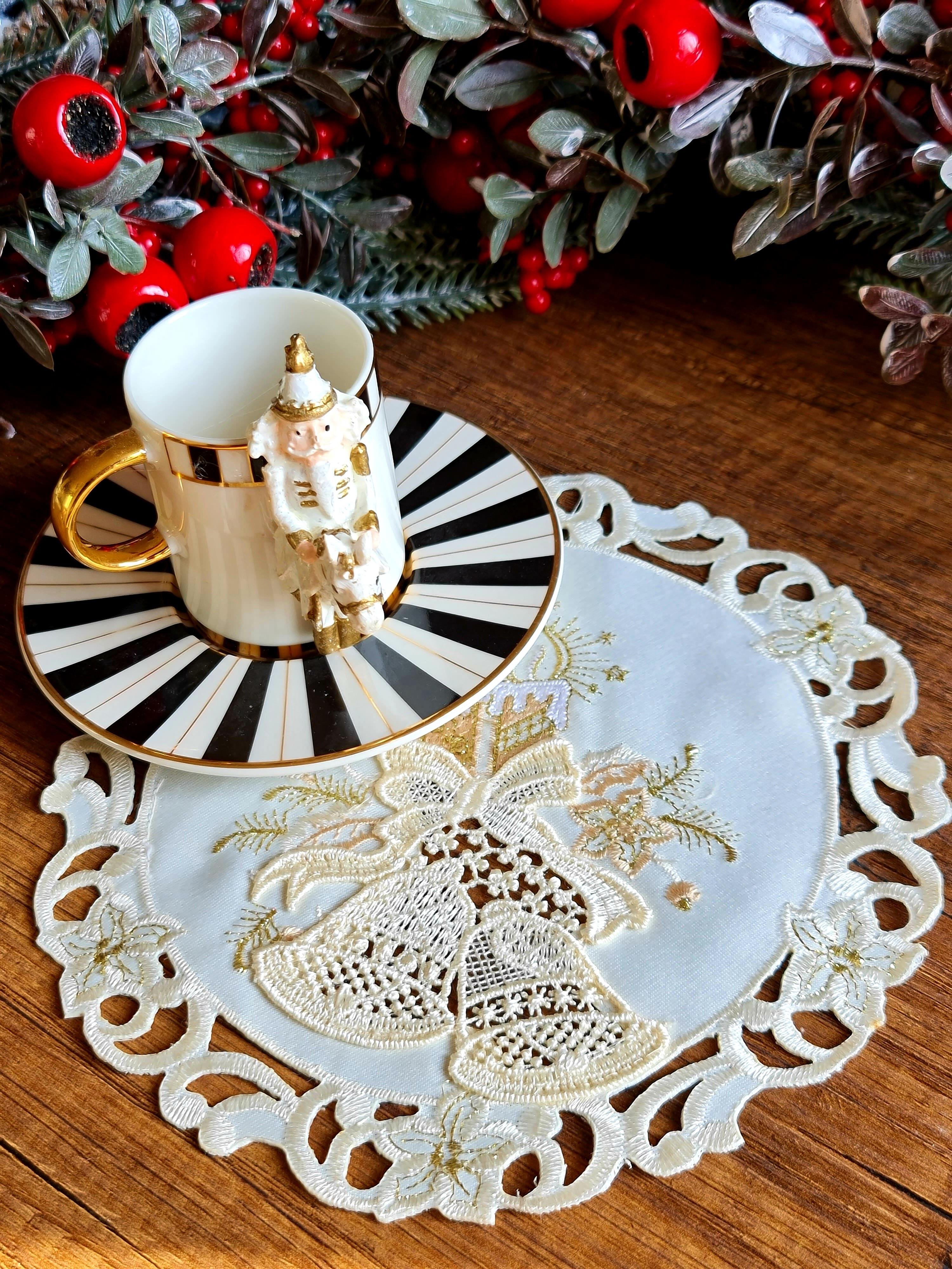 kahve yanı peçete ekru