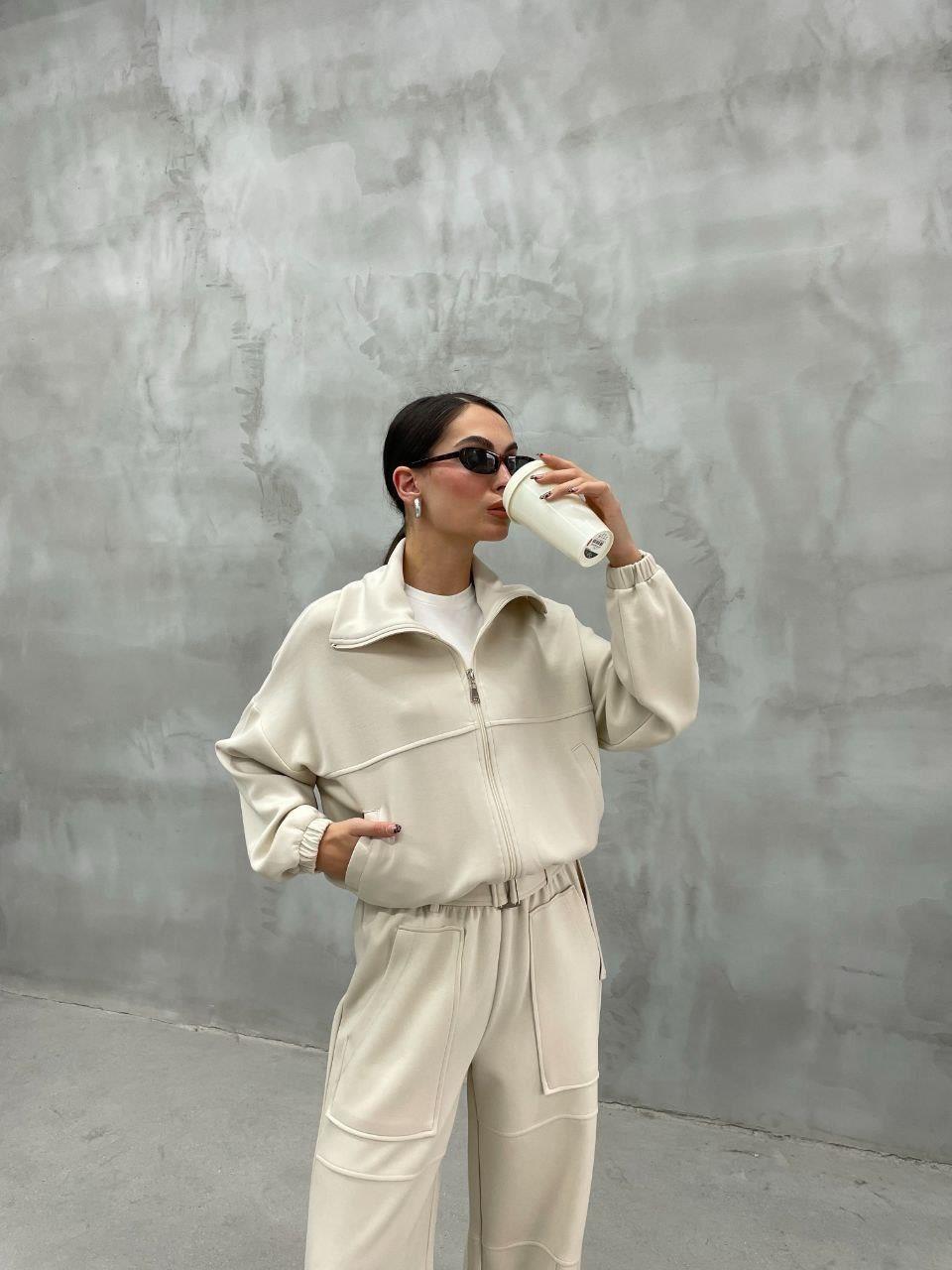 kemer detaylı takım taş rengi