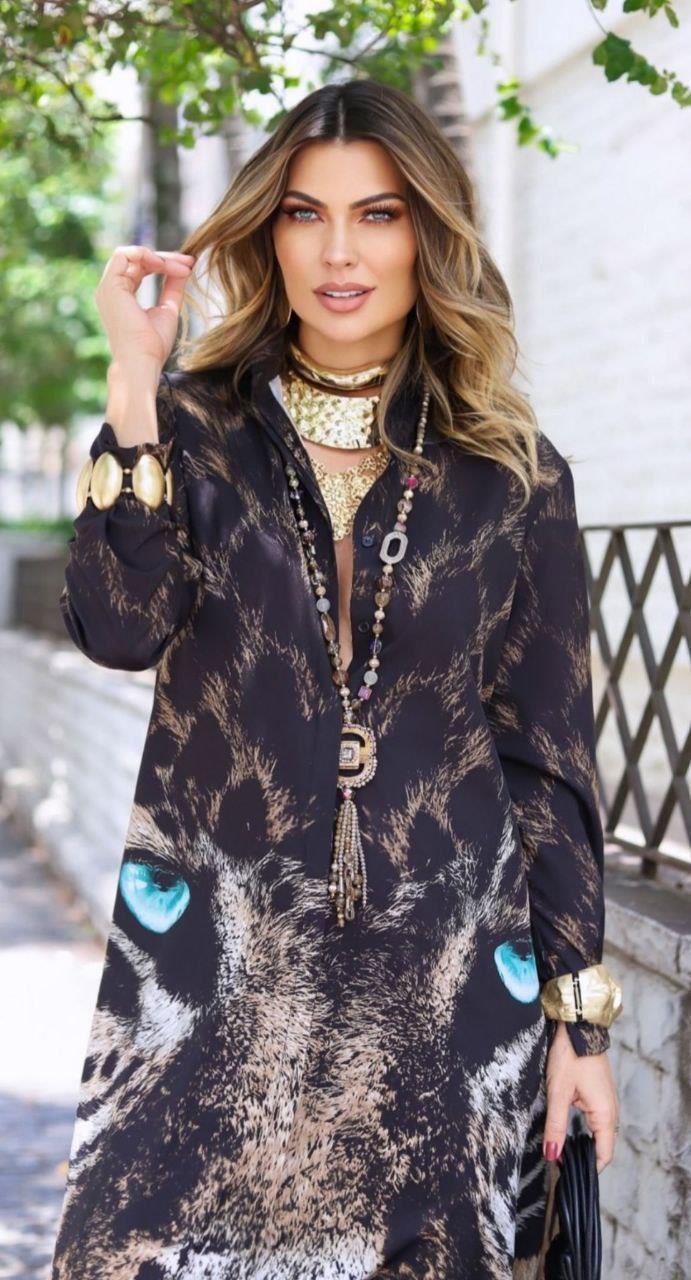 leopar elbise