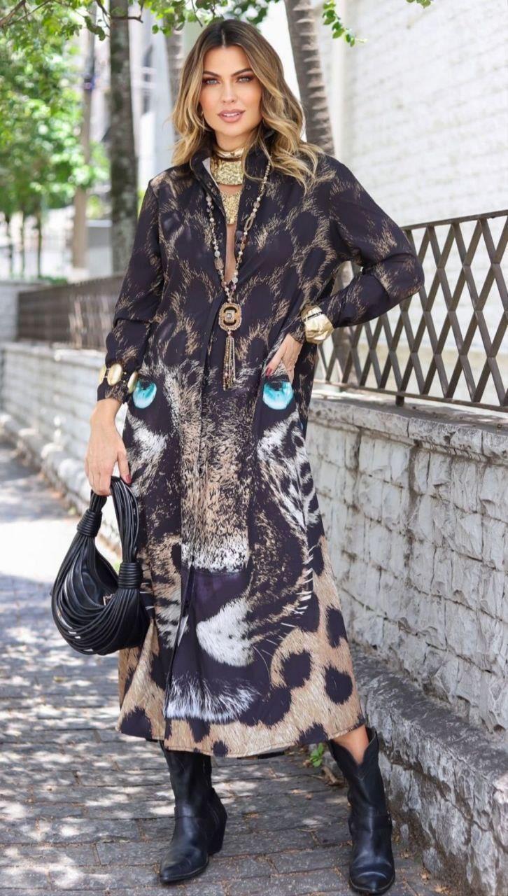 leopar elbise
