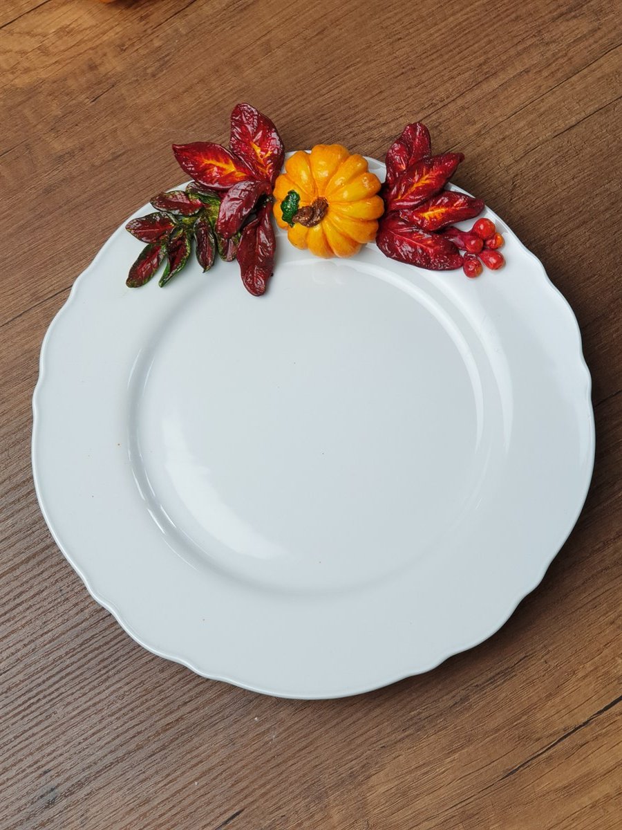 marsala&pumpkin servis tabak 29 cm