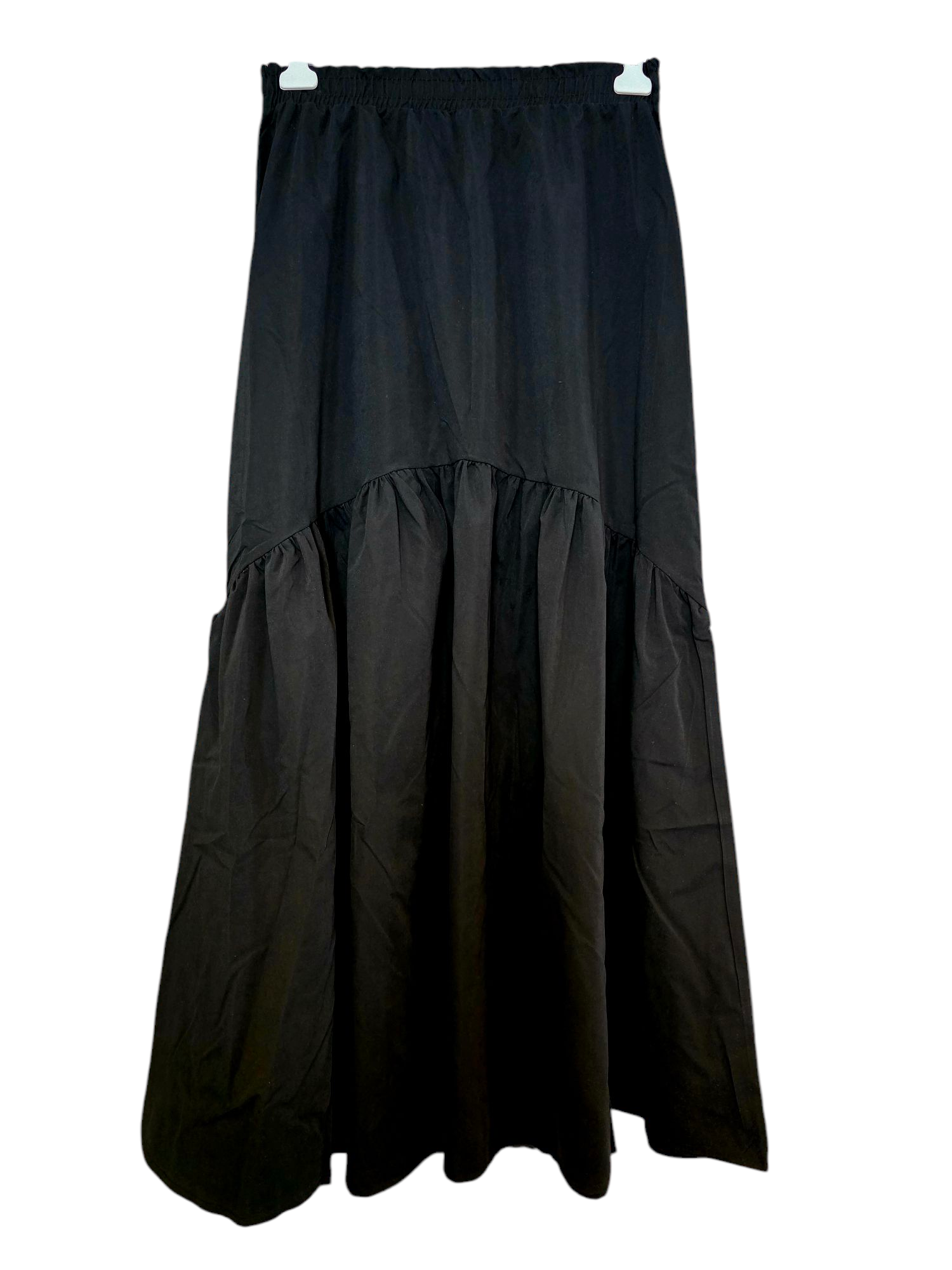 maxi etek siyah