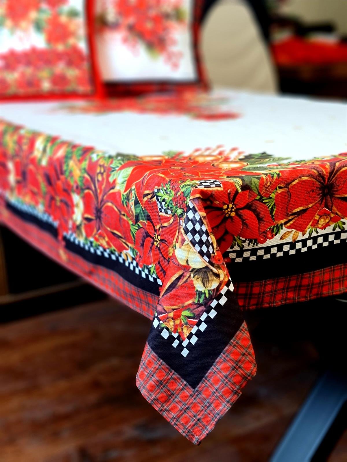 Noel ekose masa örtüsü 240*140 cm