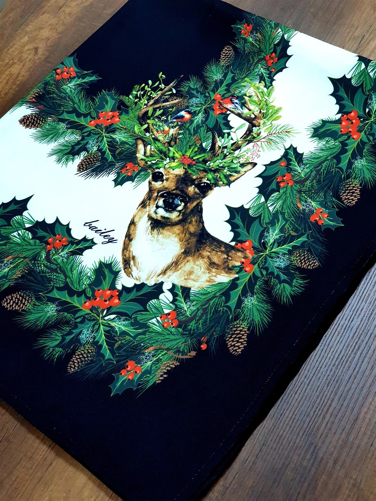 north siyah masa örtüsü 140*240 cm