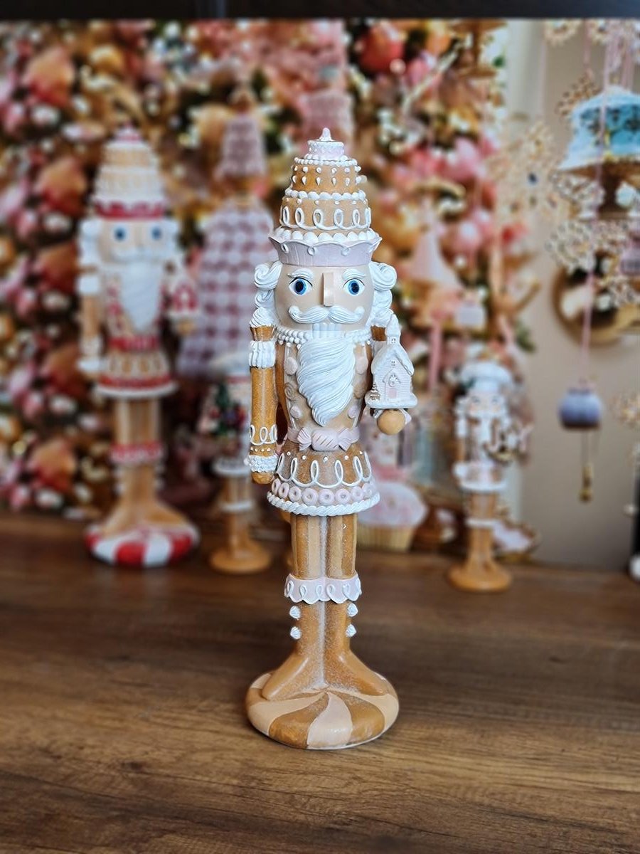 Nutcracker Ginger&Pink decor 55 cm