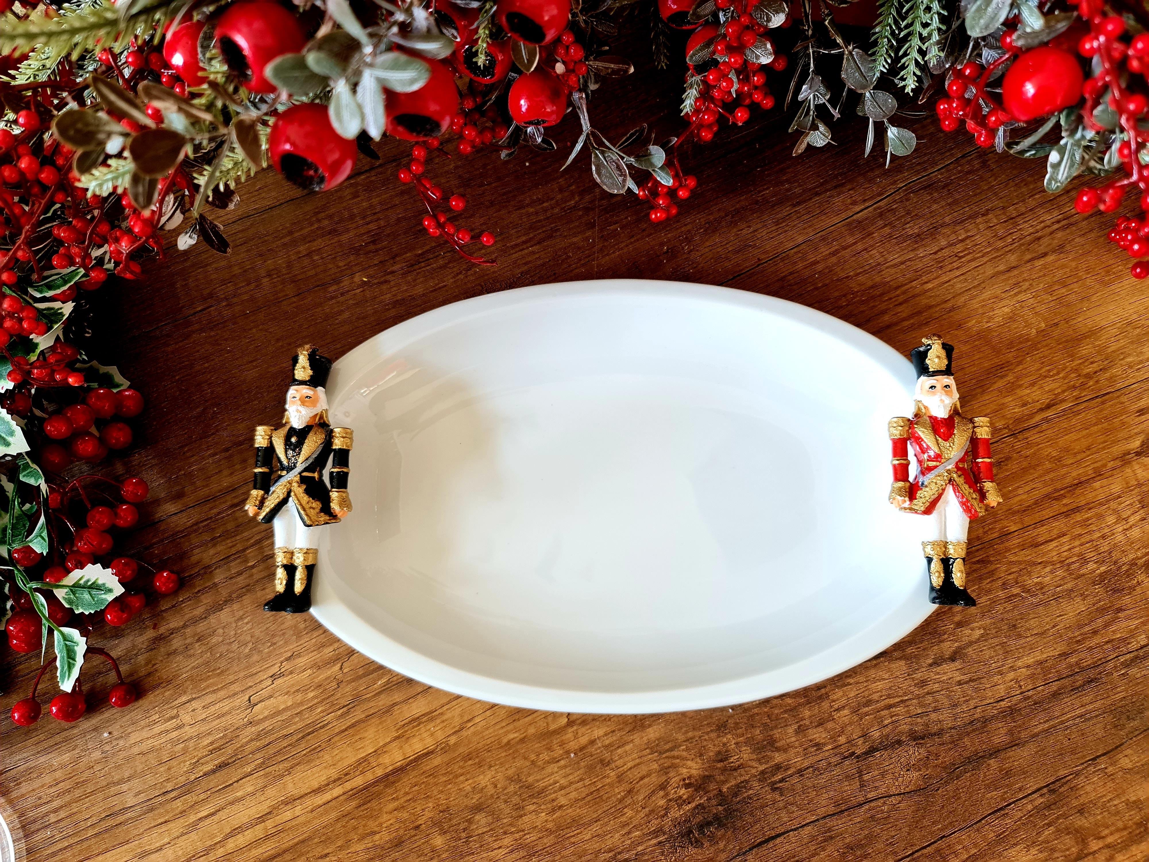 nutcracker kayık tabak 30 cm