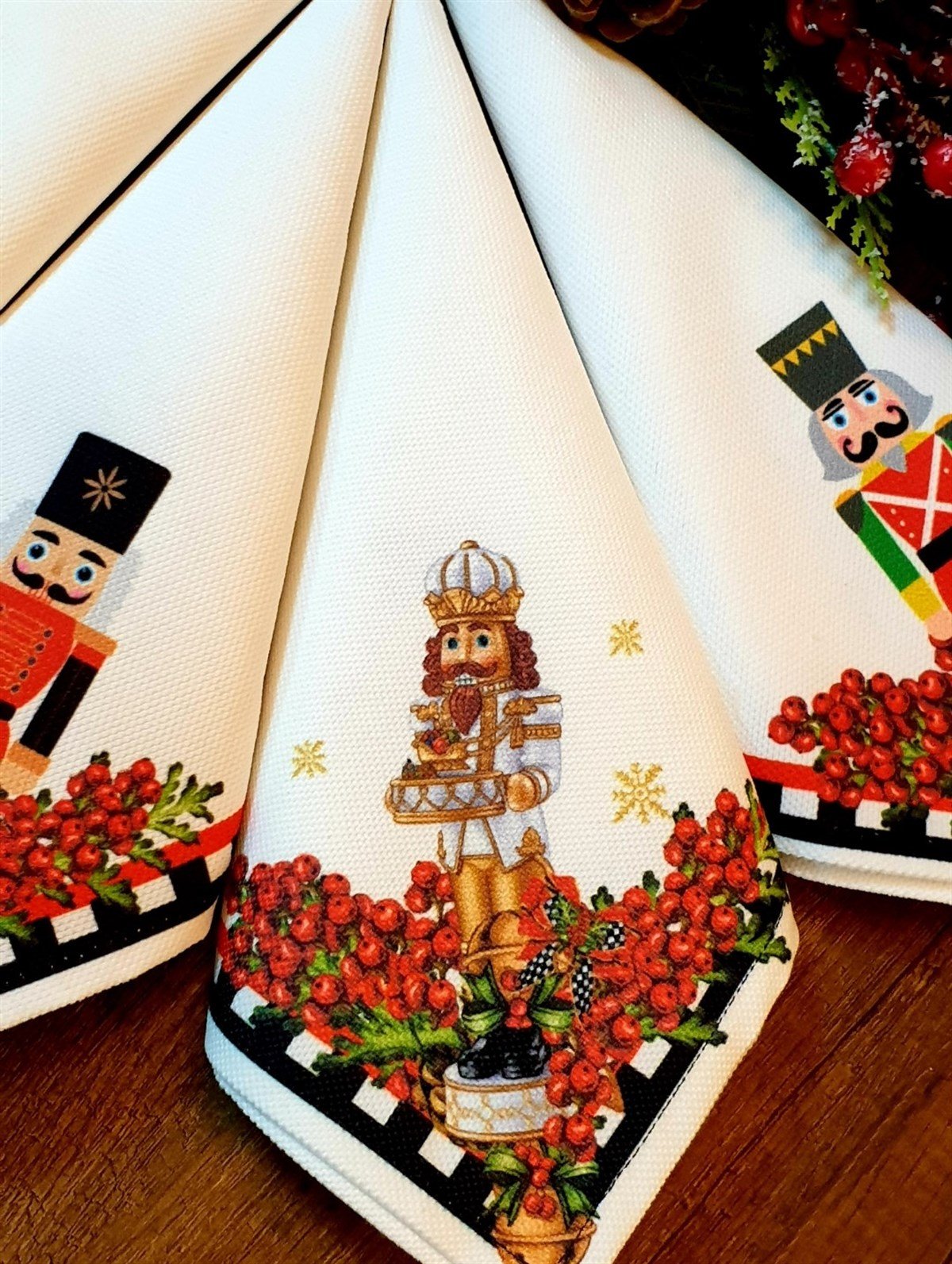 NUTCRACKER&CHRİSTMAS TOYS peçete 6 lı