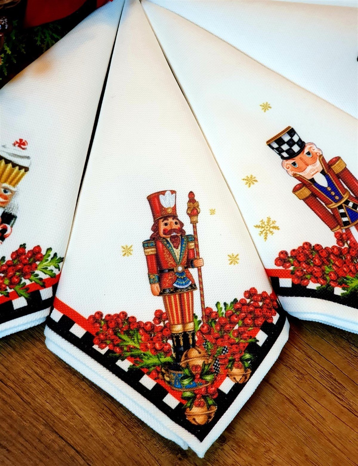 NUTCRACKER&CHRİSTMAS TOYS peçete 6 lı