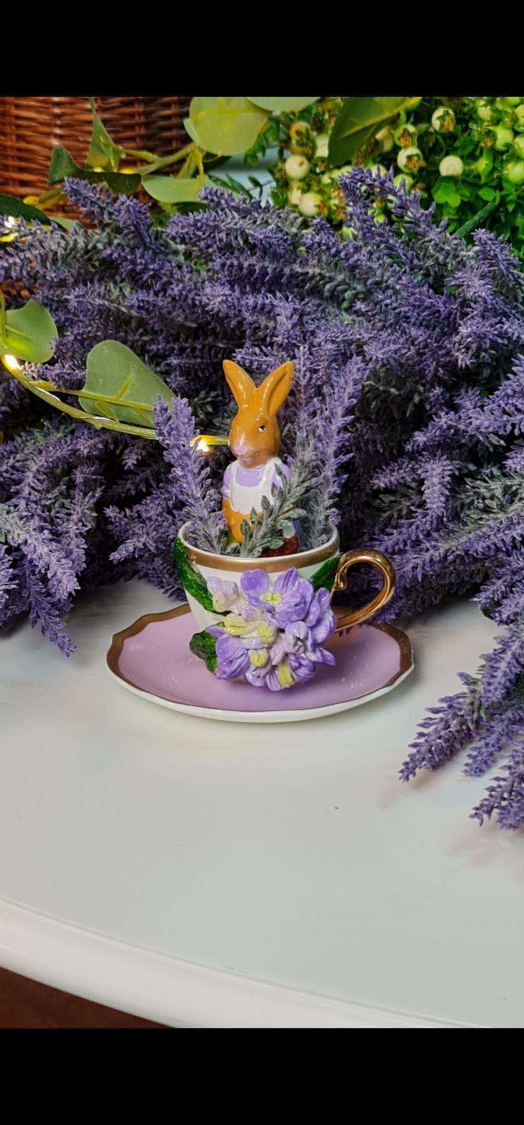 Ortanca kahve fincanı lilly