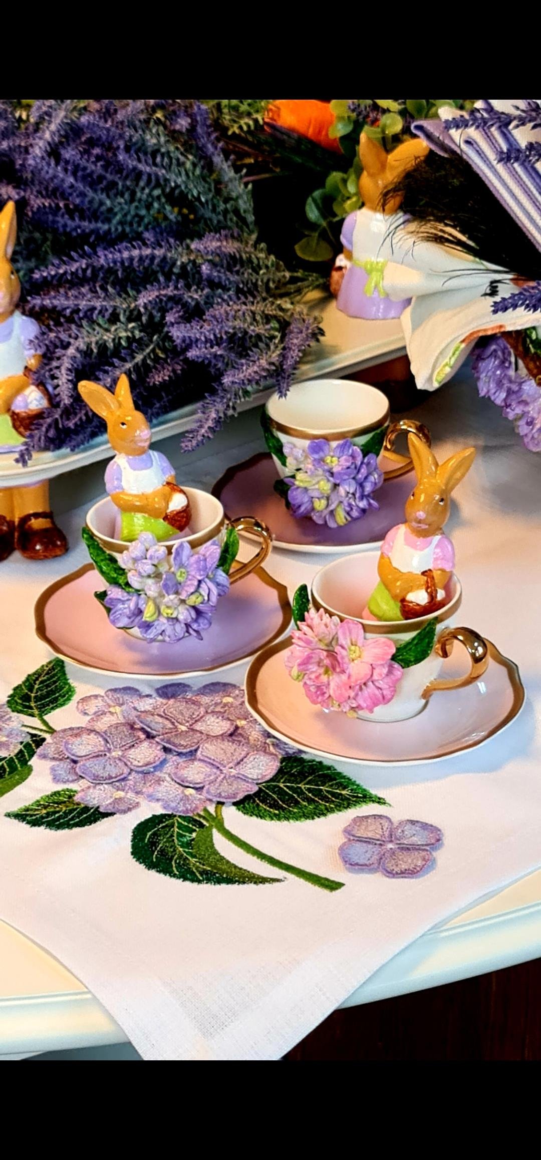 Ortanca kahve fincanı lilly