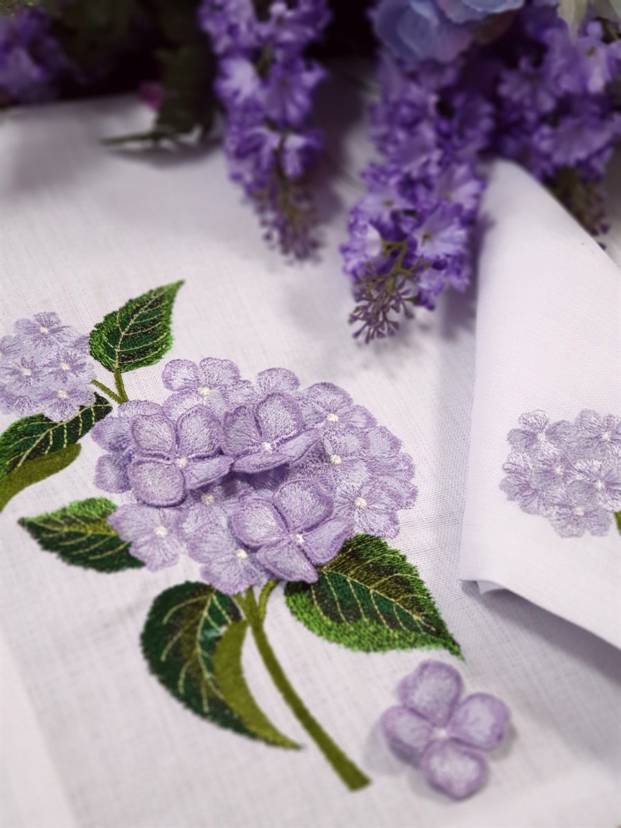 ORTANCA KETEN PEÇETE LİLA