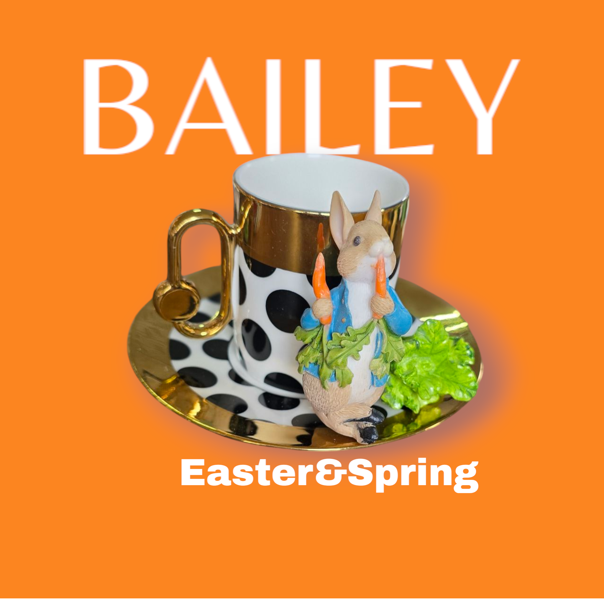 puantiye ester havuçlu bunny fincan