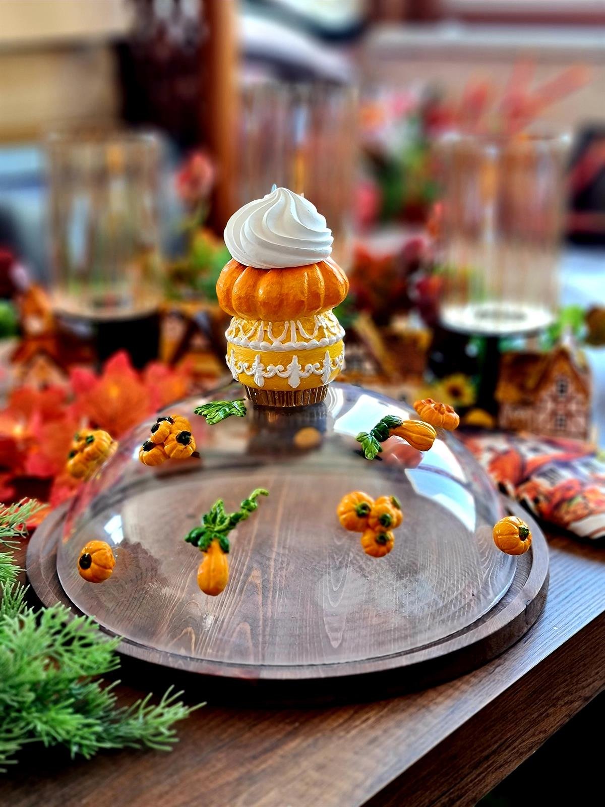 Pumkin&Cupcake fanus 35 cm