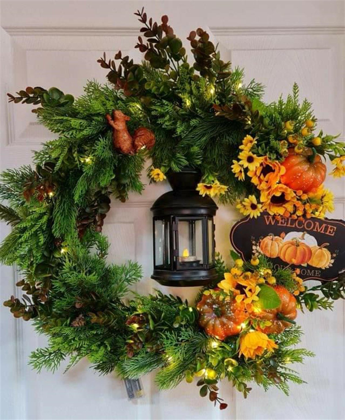 Pumpkin Wreath 55 cm
