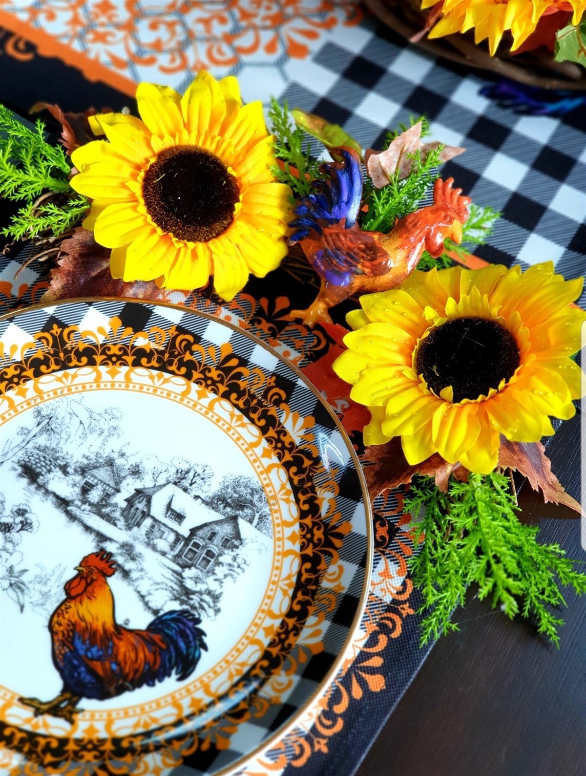 ROOSTERS TABAK KARELİ 23 CM