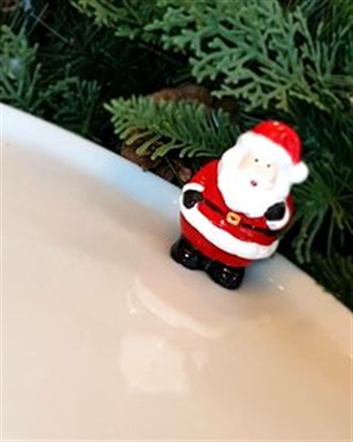 santa 30 cm decorlu stand