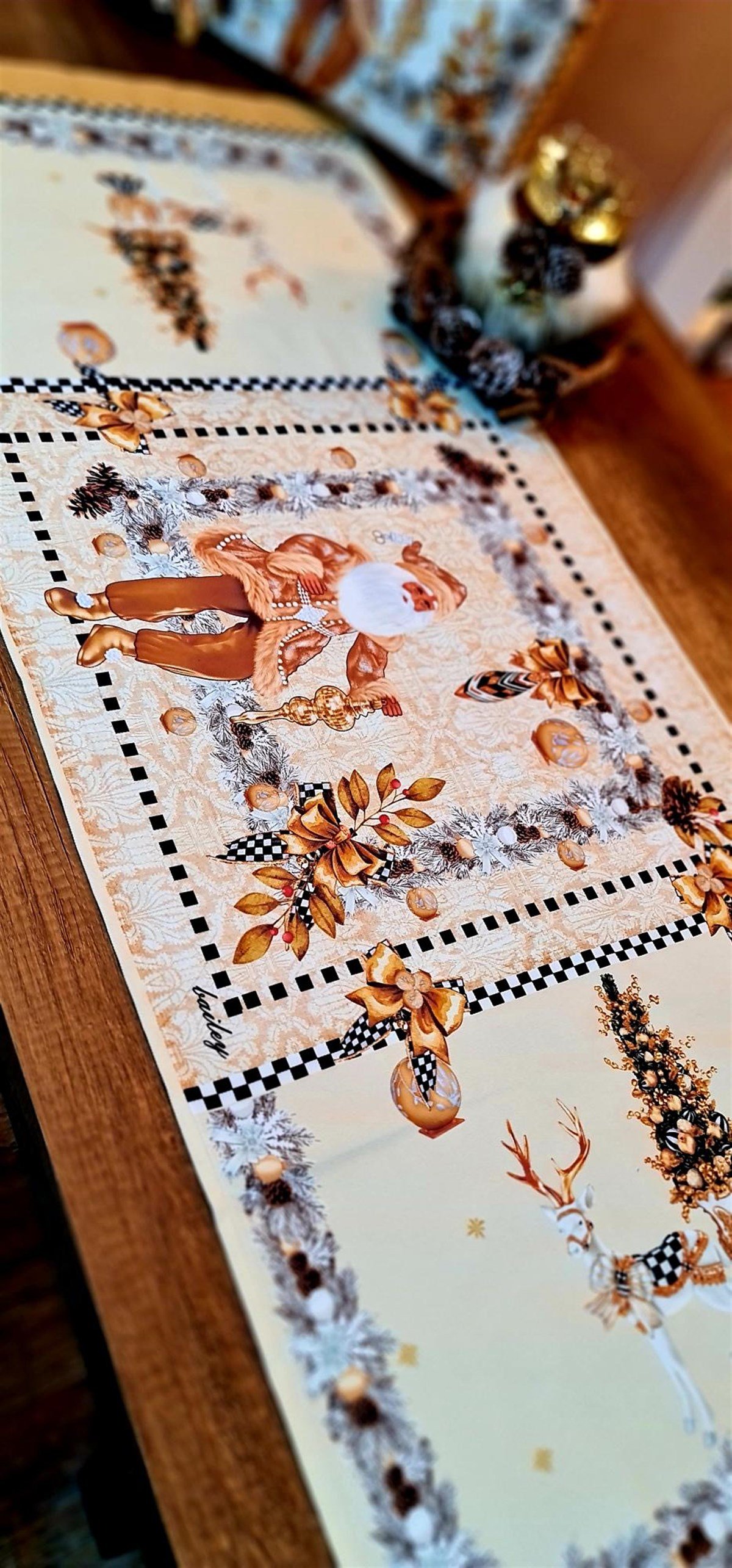 Santa runner 140*55 cm