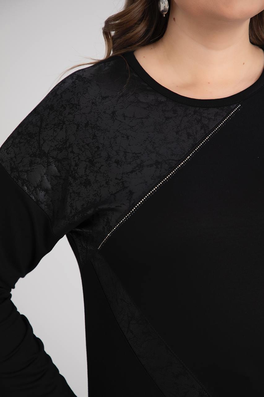 taş detaylı siyah bluz