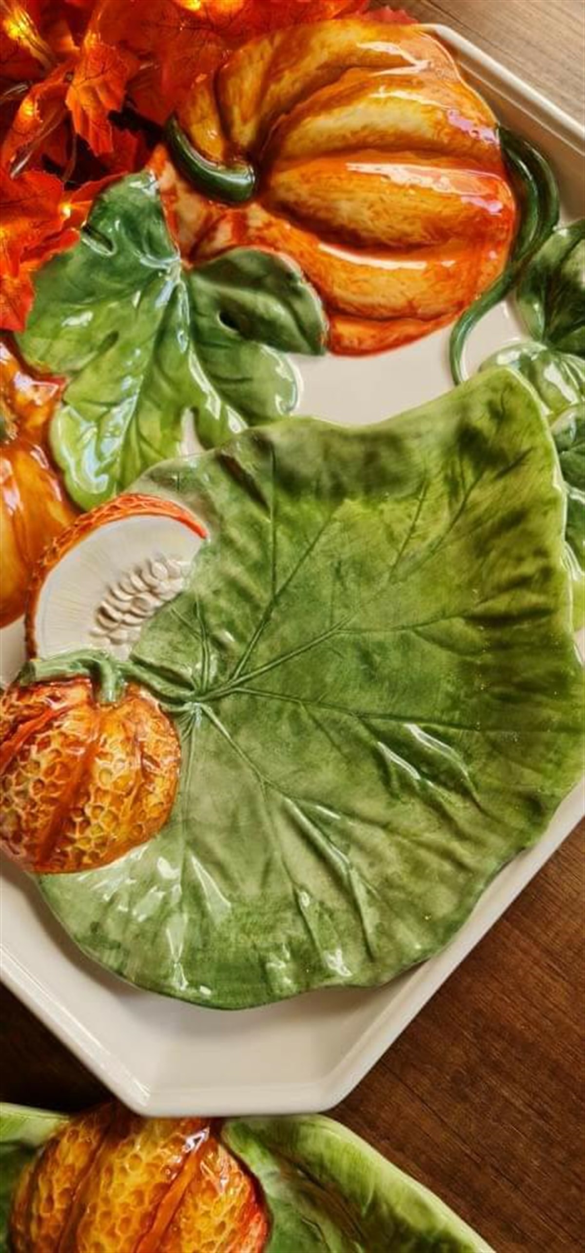 tekli kabak yaprak 30 cm