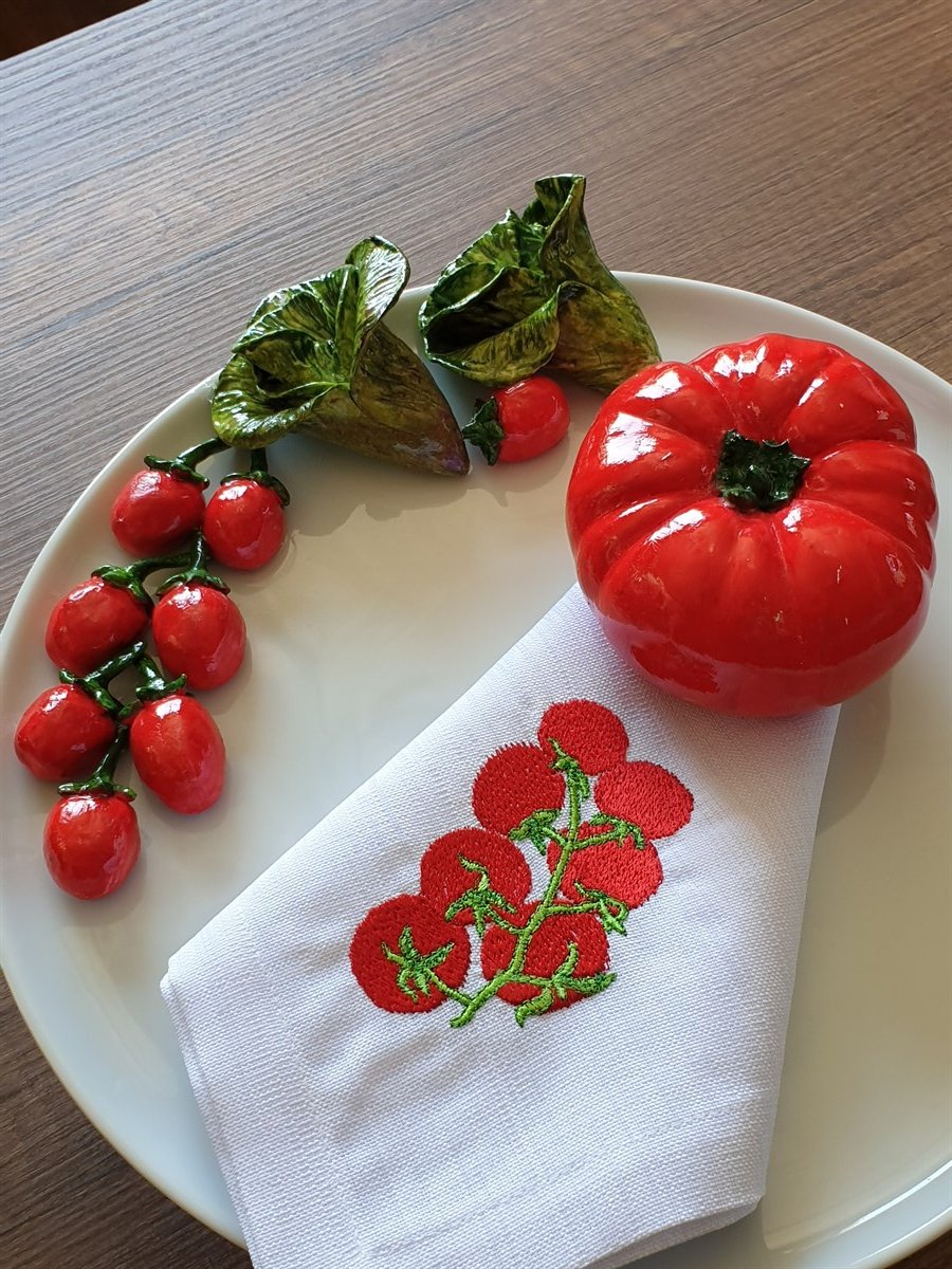 tomatos masa,peçete süsü