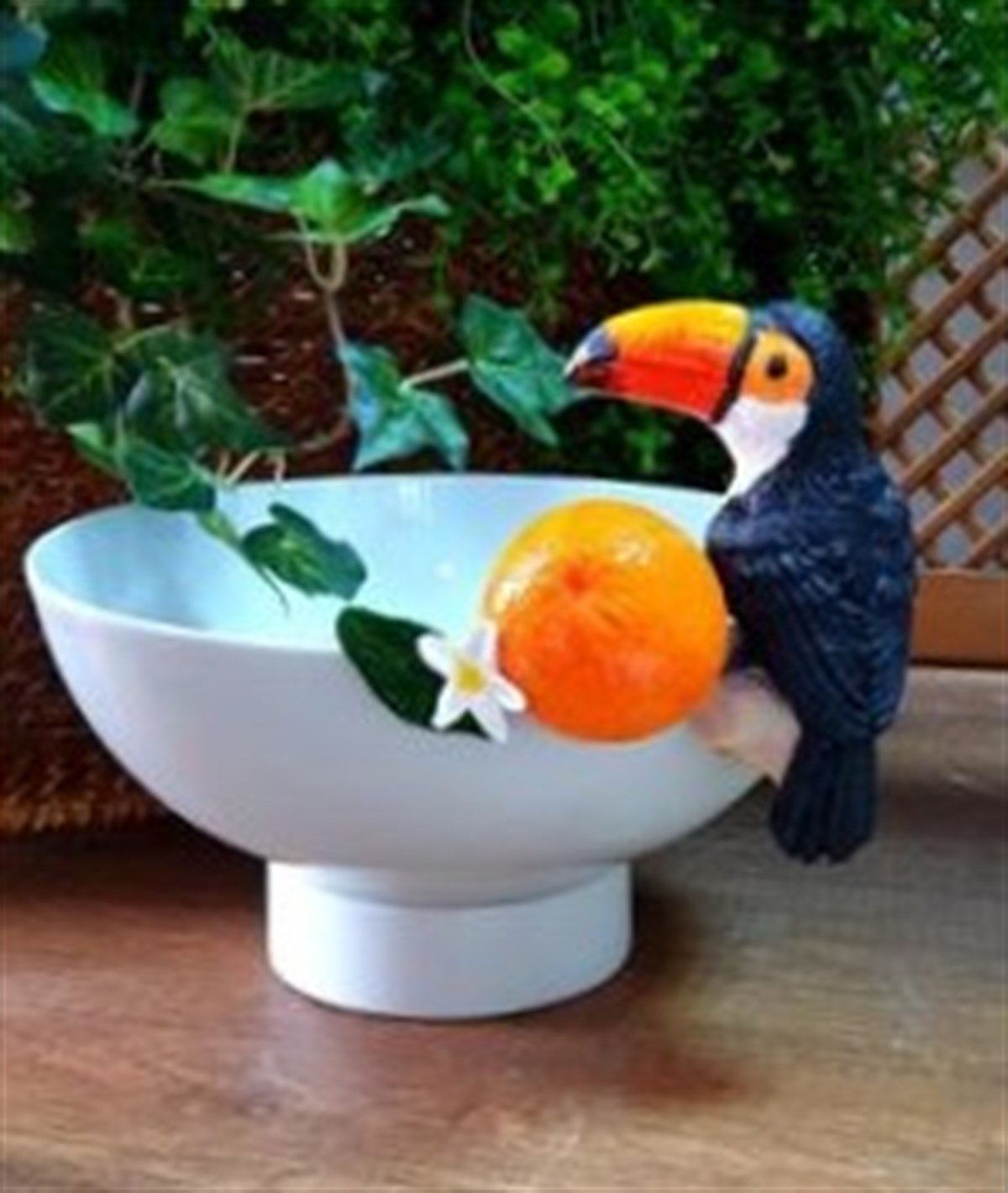 toucan ayaklı kase 22 cm