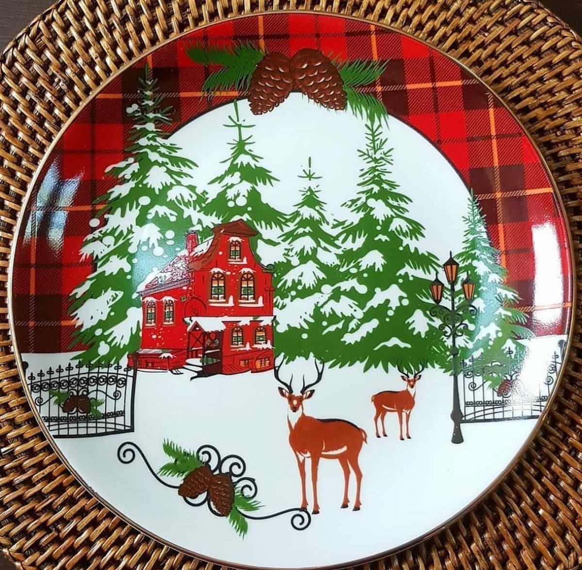 WİNTER TALE TABAK 23 CM