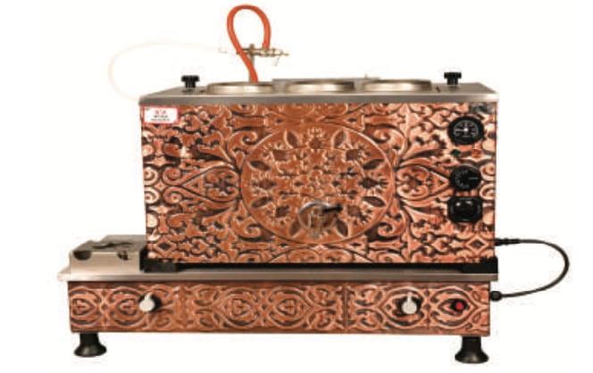 3 Demlikli Bakır Turbo Full Otomatik Gazlı Çay KazanıAnkaANKA.BTF3