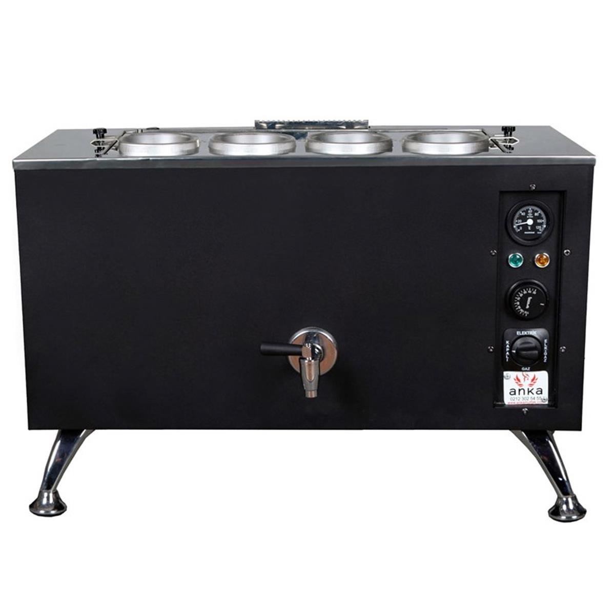 Anka 4 Demlikli Black Pro Elektrikli Çay Makinesi