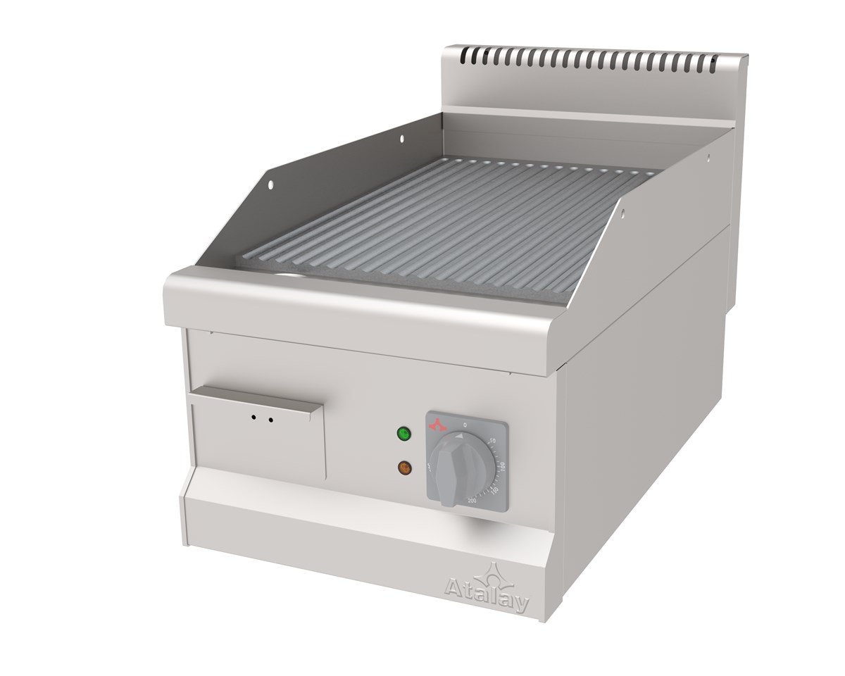 Atalay AEI-470-N Elektrikli Pleyt Izgara Oluklu Yüzey 40x70x30