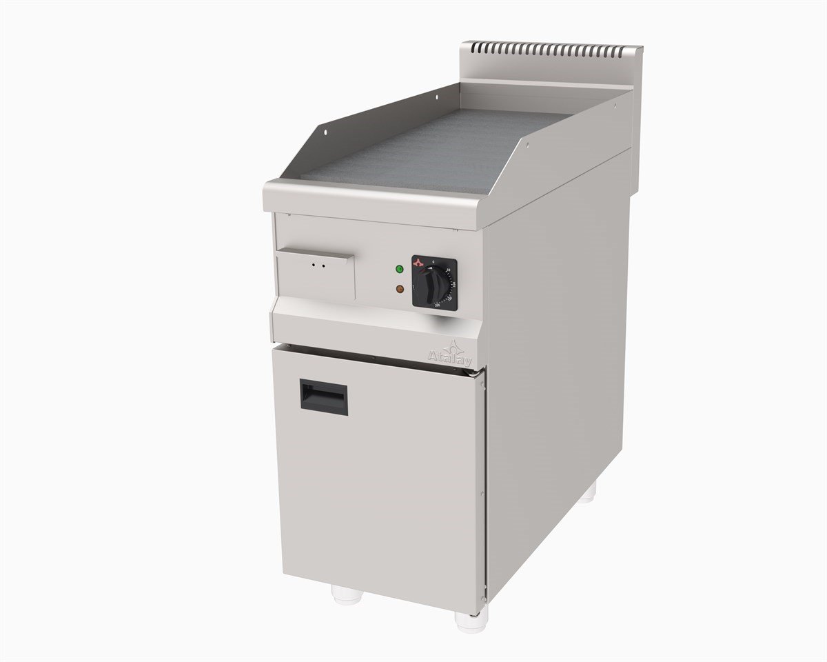 Atalay AEI-490 Elektrikli Düz Pleyt Izgara Alt Dolaplı 40x90x85 