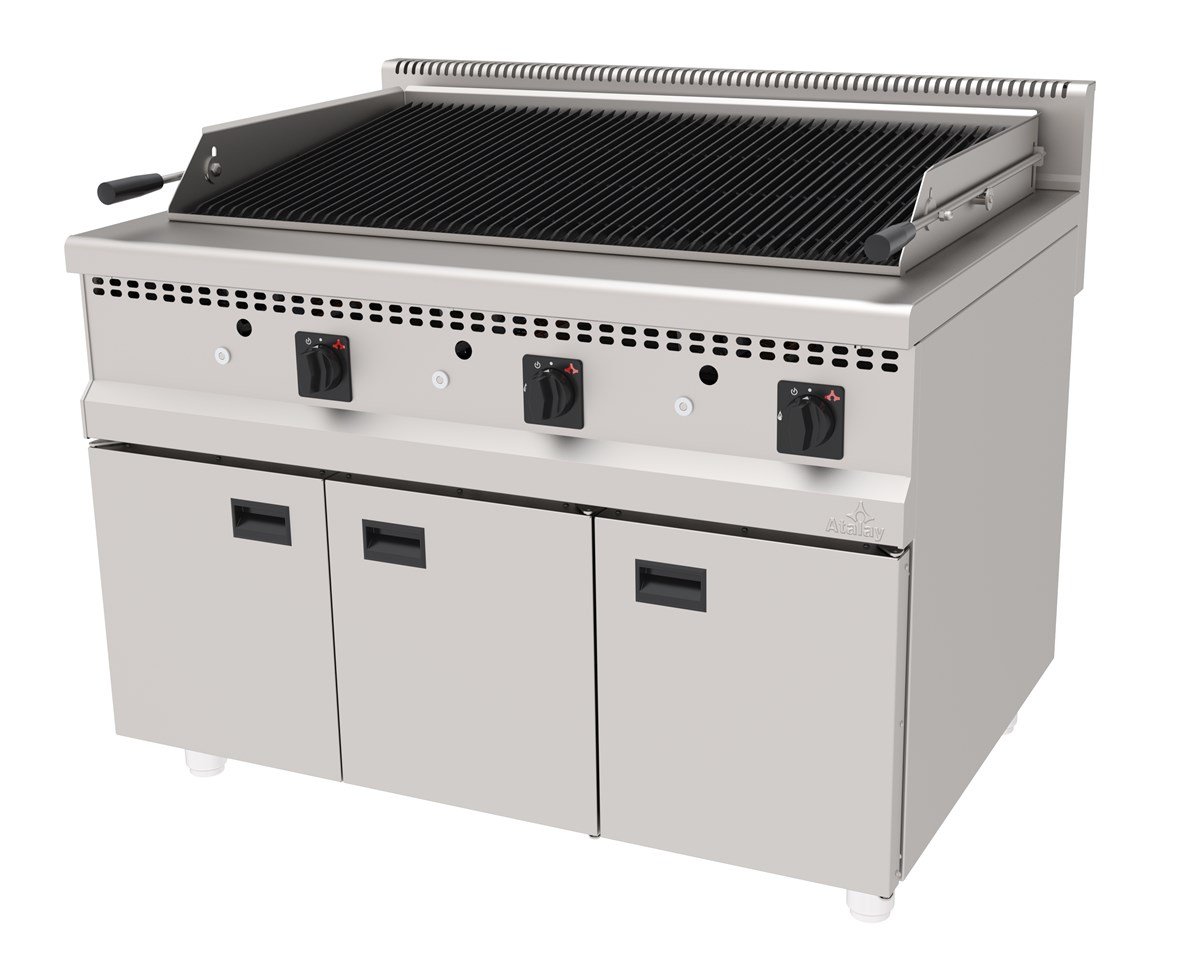 Atalay  ALI-1290 Gazlı Lavataşlı Izgara LPG ve Ce Belgeli 120x90x85