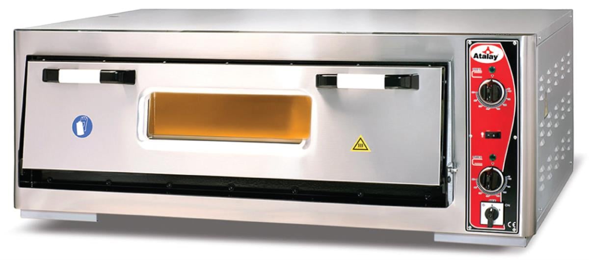 Atalay APF-962-1 Elektrikli Pizza Fırını Tek Katlı 6x30 cm Pizza Kapasiteli 
