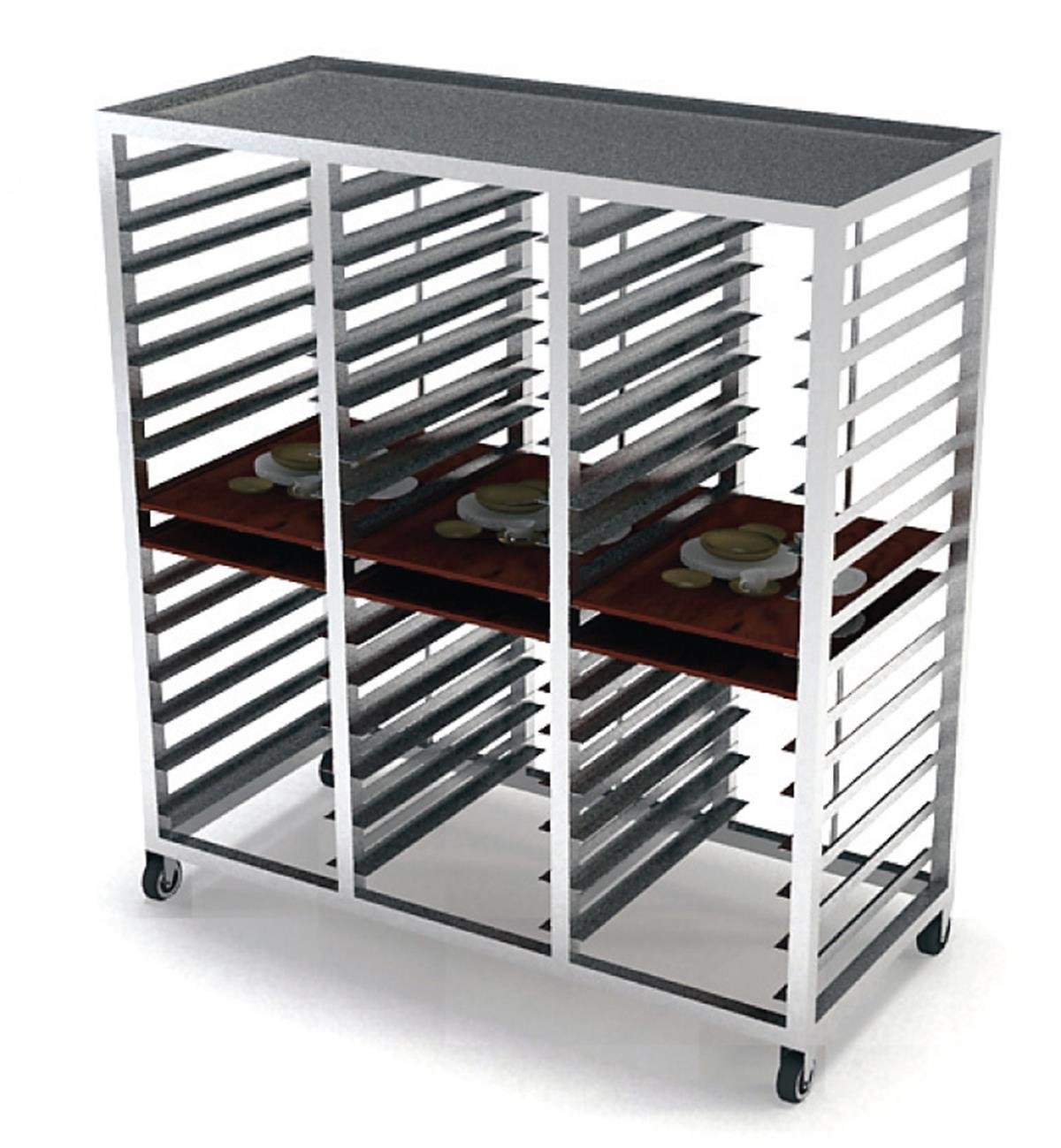 Atalay ATA-3753/45 Tepsi Taşıma Arabası 45 Tepsili 37x53 