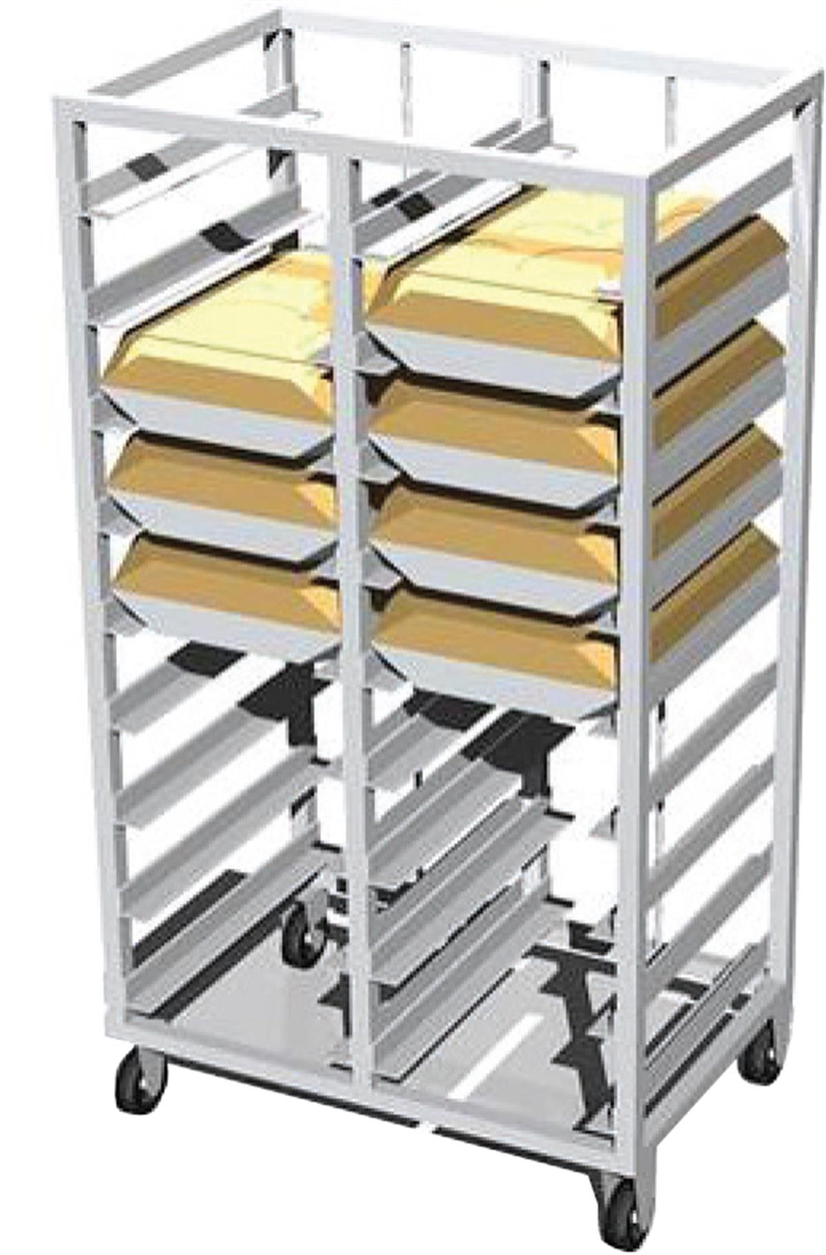 Atalay ATAT-3753-18 Termotray Tepsi Taşıma Arabası 18 Tepsili 37x53 