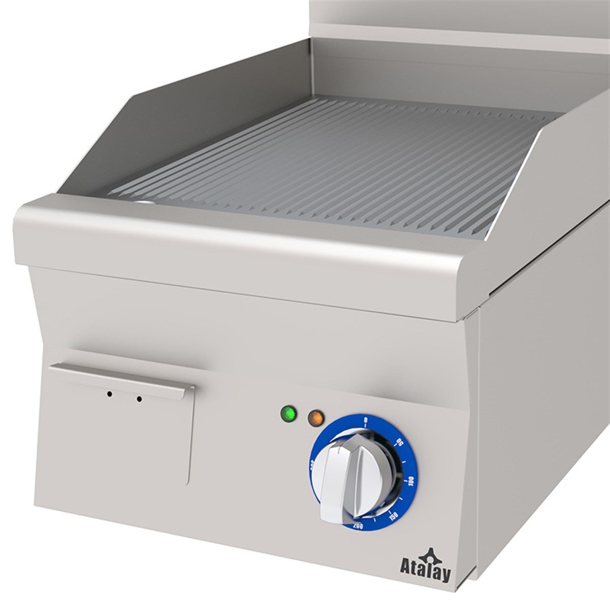 Atalay Elektrikli Pleyt Izgara Oluklu Yüzey 40x60x30-E AEI-460-N