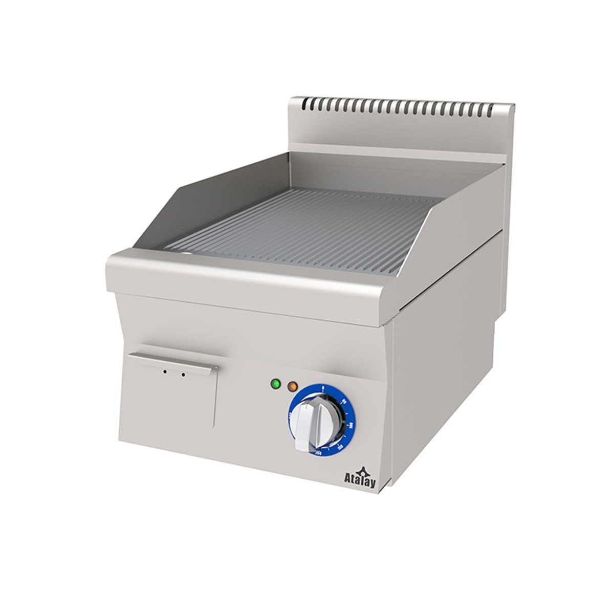 Atalay Elektrikli Pleyt Izgara Oluklu Yüzey 40x60x30-E AEI-460-N