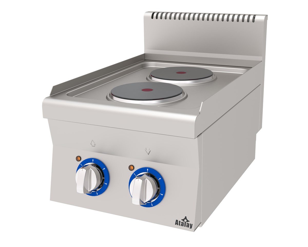 Atalay E AEO-460   Elektrikli Ocak 2 Plateli Set Üstü 40x60x30
