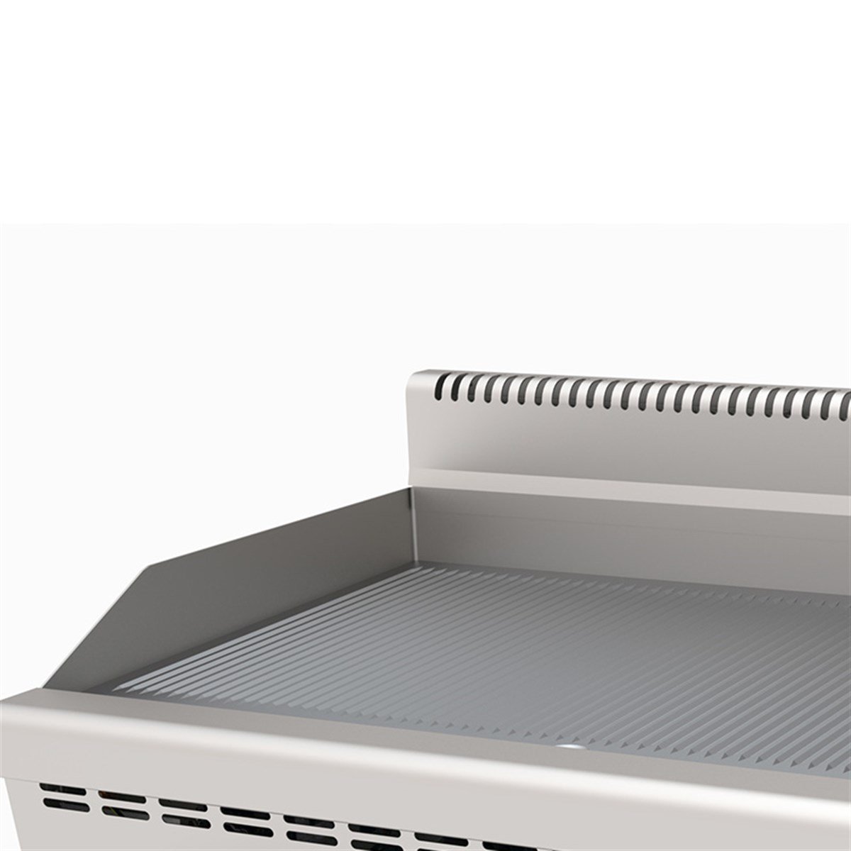 Atalay E AGI-860-N Gazlı Pleyt Izgara Oluklu Yüzey Ce Belgeli 80x60x30