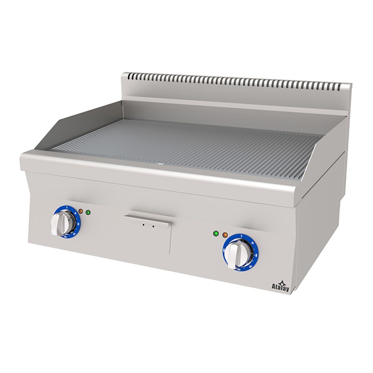 Atalay Elektrikli Pleyt Izgara Oluklu Yüzey 80x60x30 E AEI-860-N