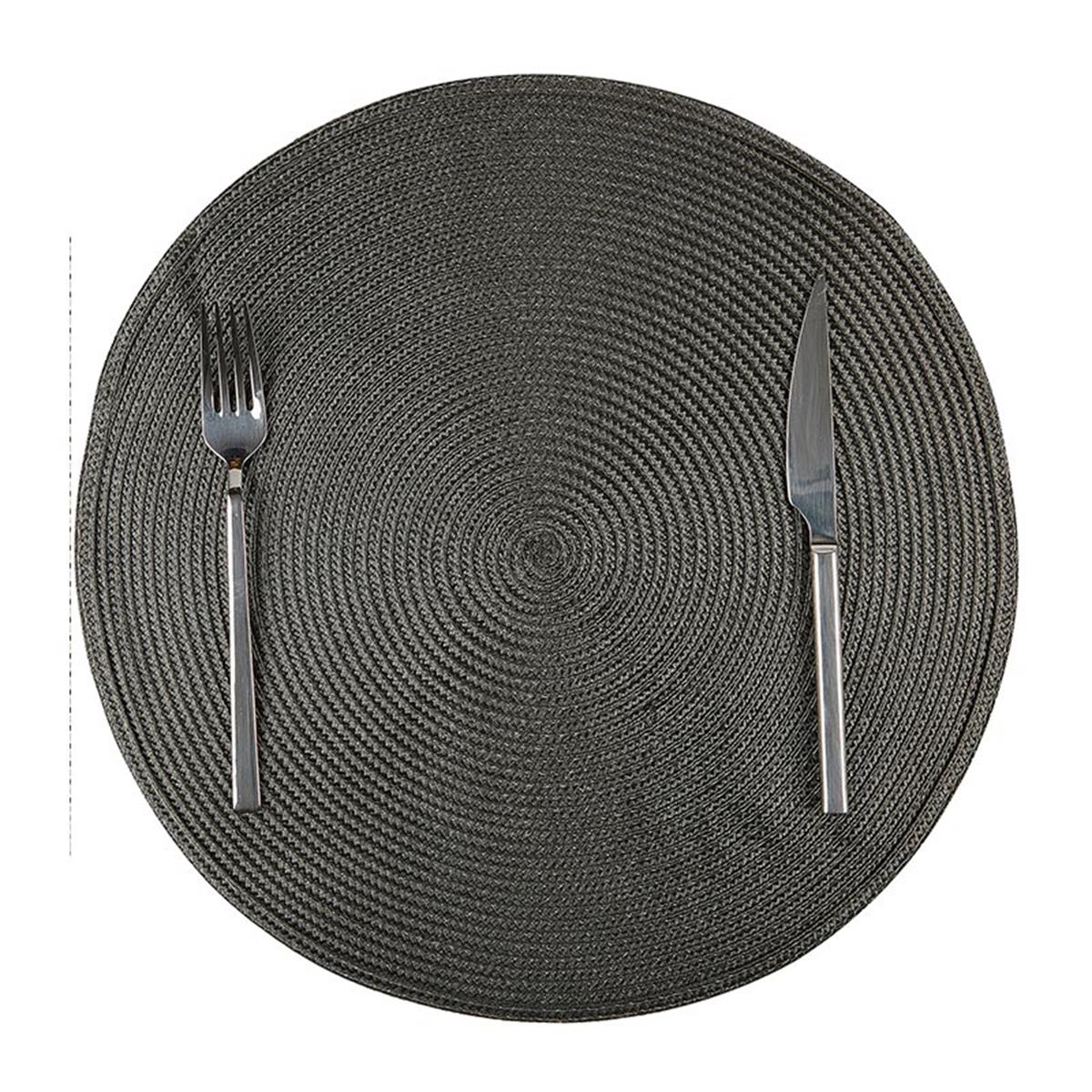 Biradlı Brd-1838 Amerikan Servis Yuvarlak Pvc Siyah 38Cm BiradlıBR.BRD-1838