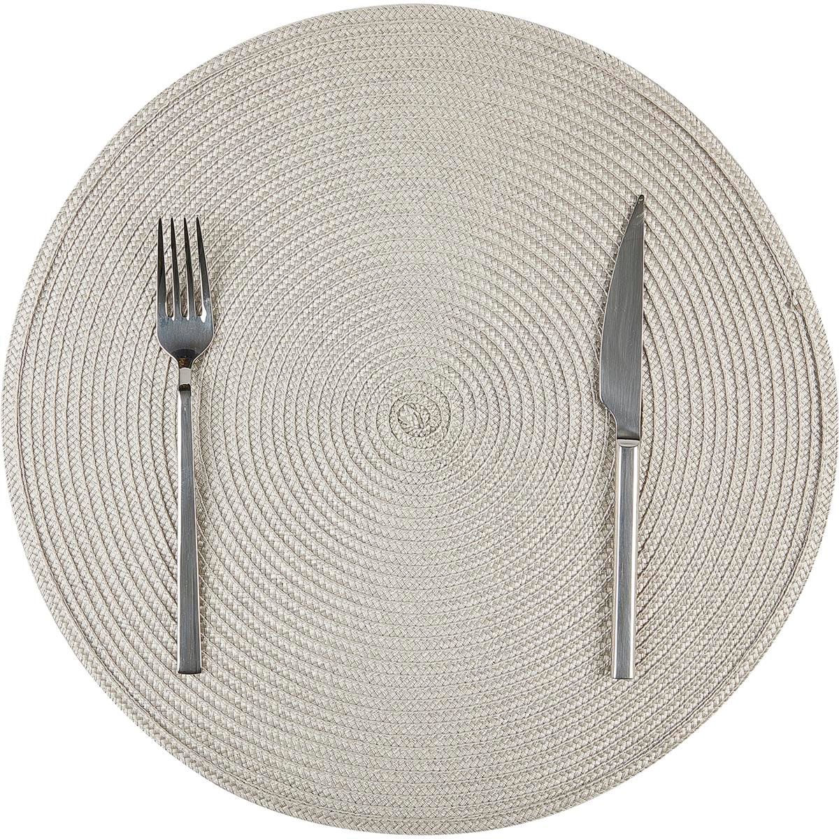 Biradlı Brd-1841 Amerikan Servis Yuvarlak Pvc Bej 38Cm BiradlıBR.BRD-1841